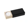 side by side - Two of us Candle holder, 9.2 x 5 cm, ash / black