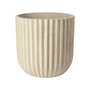 Broste Copenhagen - Fiber Plant pot, Ø 50 x 50 cm, antique beige