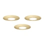 Stoff Nagel - Candle sleeve, Ø 2.85 cm, brass (set of 3)