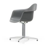 Vitra - Eames Plastic Armchair DAL RE, polished / granite gray (felt glides basic dark)