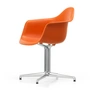 Vitra - Eames Plastic Armchair DAL RE, polished / rust orange (felt glides basic dark)