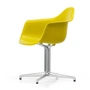 Vitra - Eames Plastic Armchair DAL RE, polished / mustard (felt glides basic dark)