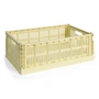 HAY - Colour Crate Basket L, 53 x 34.5 cm, light yellow, recycled