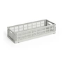 HAY - Color Crate basket Mini Oblong, grey, recycled