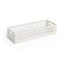 HAY - Color Crate basket Mini Oblong, off-white, recycled