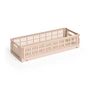 HAY - Color Crate basket Mini Oblong, powder, recycled
