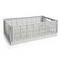 HAY - Colour Crate Basket XL, 68 x 42 cm, gray, recycled