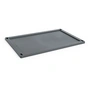 HAY - Colour Crate Plastic lid L, charcoal