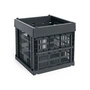 HAY - Colour Crate basket Cube, 29.5 x 29.5 cm, charcoal, recycled