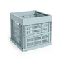 HAY - Colour Crate basket Cube, 29.5 x 29.5 cm, dusty blue, recycled
