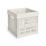 HAY - Colour Crate basket Cube, 29.5 x 29.5 cm, off-white, recycled