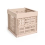 HAY - Colour Crate basket Cube, 29.5 x 29.5 cm, powder, recycled