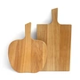 side by side - Sweet and sour cutting board, natural oak (set of 2)
