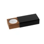 side by side - Two of us Candle holder, 9.2 x 5 cm, cherry / black