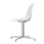 Vitra - Eames Plastic Side Chair DSL RE, polished / cotton white (felt glides basic dark)