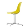 Vitra - Eames Plastic Side Chair DSL RE, polished / mustard (felt glides basic dark)