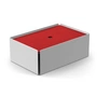 Konstantin Slawinski - Charge-Box, light gray / felt red