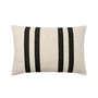 Broste Copenhagen - Sigrun Cushion cover, 40 x 60 cm, light beige / black