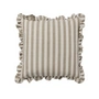 Broste Copenhagen - Ina Cushion cover, 50 x 50 cm, brown kelp / castle beige