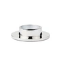 Broste Copenhagen - Maro Candlestick, Ø 10 x H 4 cm, silver