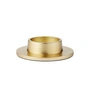 Broste Copenhagen - Maro Candlestick, Ø 10 x H 4 cm, brass finish