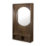 Mette Ditmer - SHOW-ME Mirror with shelf, large, oiled oak