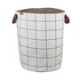 Mette Ditmer - Mesh Laundry basket, H 50 cm, brown / off-white