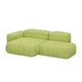 OUT Objekte unserer Tage - Henn Sofa 02, 245 x 140 cm, lime (Suunta 0402 by Kvadrat)