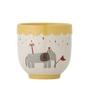 Bloomingville Mini - Celebrate cup, Ø 7.5 cm, yellow