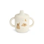 LIEWOOD - Neil Silicone sippy cup, elephant / creme de la creme