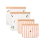 LIEWOOD - Rebus reusable cling bags, peach / sea shell (set of 4)