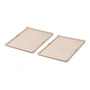 LIEWOOD - Weston lid for storage box, M, sandy (set of 2)