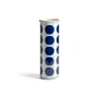 & klevering - Patch Vase, dot, Ø 11 x 30.5 cm, dark blue