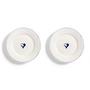 & klevering - Anouk Plate, heart, Ø 21 cm,, blue (set of 2)