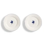 & klevering - Anouk Plate, cloverleaf, Ø 21 cm, blue (set of 2)