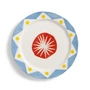 & klevering - Festivo plate, Ø 30.5 cm, star, multicolored