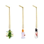 & klevering - Merry Ornament #2, multicolored (set of 3)