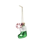 & klevering - Christmas stocking ornament, green
