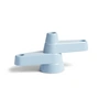 & klevering - Brute candle holder, h 12 cm, blue