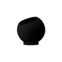 AYTM - Globe flower pot, Ø 17 x H 15.4 cm, black / black
