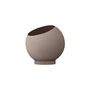 AYTM - Globe flower pot, Ø 17 x H 15.4 cm, taupe / taupe