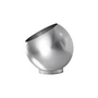 AYTM - Globe Flower pot, Ø 21 x H 18.8 cm, silver / silver