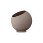 AYTM - Globe Flower pot, Ø 21 x H 18.8 cm, taupe / taupe