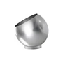 AYTM - Globe Flower pot, Ø 30 x H 26.6 cm, silver / silver