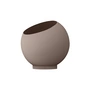AYTM - Globe Flower pot, Ø 30 x H 26.6 cm, taupe / taupe