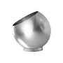 AYTM - Globe Flower pot, Ø 37 x H 32.2 cm, silver / silver