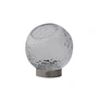 AYTM - Globe Bubbles tea light holder Ø 10 cm, clear / silver