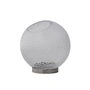 AYTM - Globe Bubbles vase Ø 17 cm, clear / silver