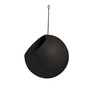 AYTM - Globe Hanging flower pot Ø 17 cm, black / black
