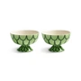 & klevering - Sirène Bowl, Ø 12.5 cm, green (set of 2)